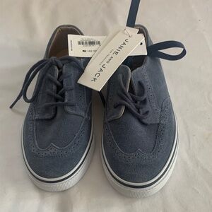 Janie and Jack Blue Lace-Up Kids Sneakers